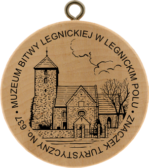 Znaczek Turystyczny Muzeum Bitwy Legnickiej w Legnickim Polu