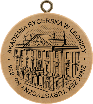 Znaczek Turystyczny Akademia Rycerska w Legnicy