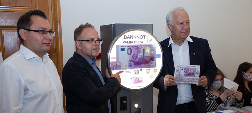 Emisja pamiątkowego banknotu 0 Euro - Legnica - Zamek Piastowski - fotorelacja