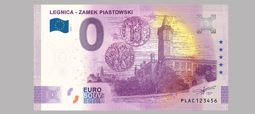 Informacja dotycząca sprzedaży banknotu 0 euro