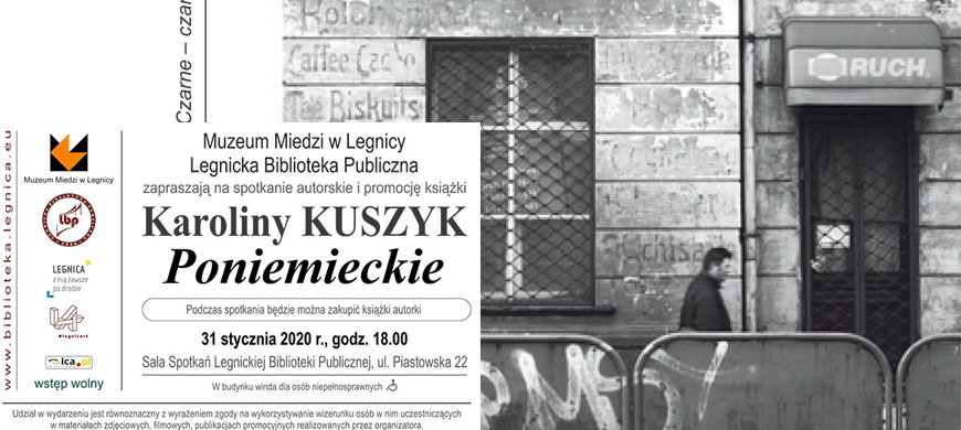 Promocja książki Karoliny Kuszyk Poniemieckie