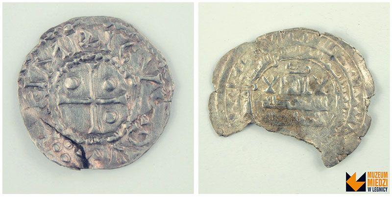 Wczesnośredniowiczne monety, które tworzą cenny skarb, odnaleziony w 2018 r. w Czarnkowie.