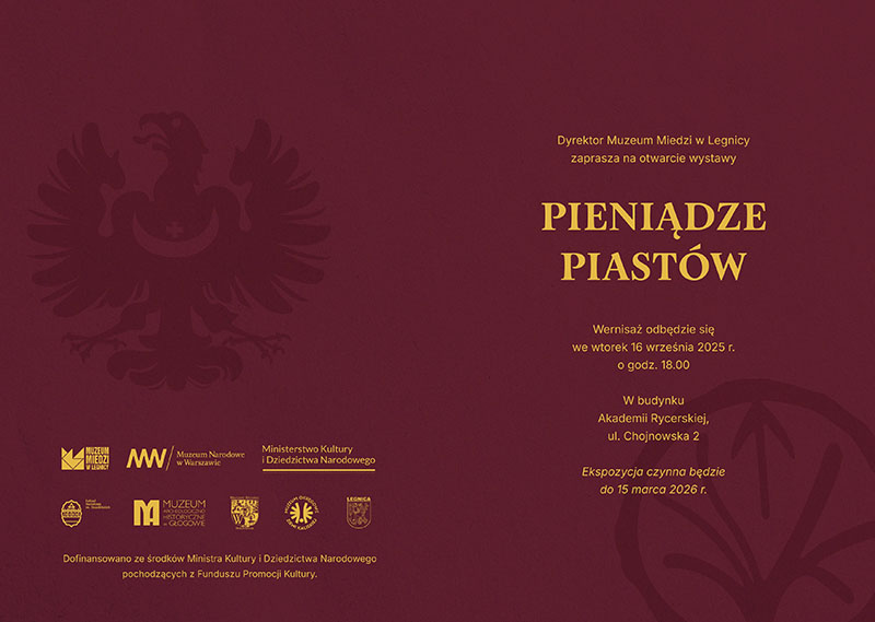 Wystawa „Pieniądze Piastów” - zaproszenie