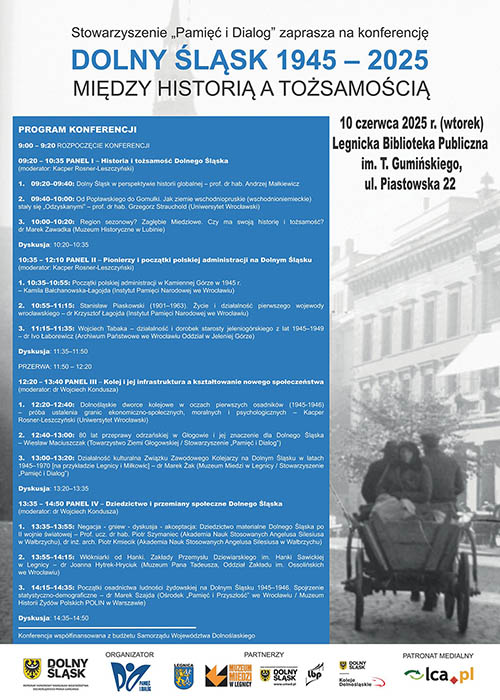 „Dolny Śląsk 1945–2025. Między historią a tożsamością” - program