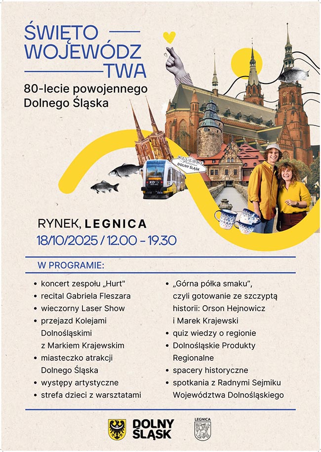 18 października Święto Województwa Dolnośląskiego - plakat