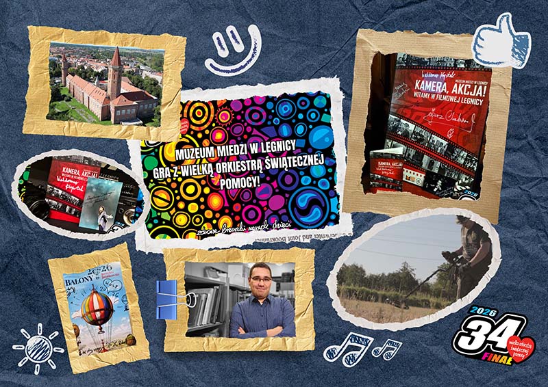 WOŚP- fanty,  aukcje Muzeum Miedzi