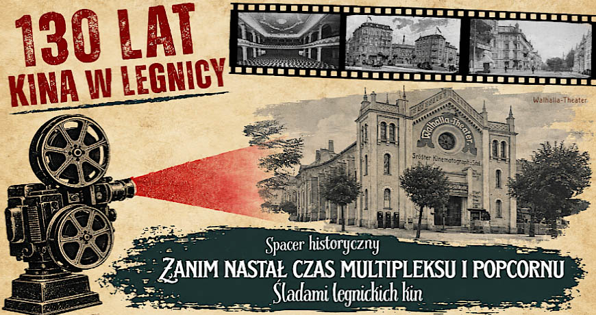 Zanim nastał czas multipleksu i popcornu. Spacer śladami legnickich kin!