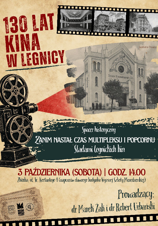 Zanim nastał czas multipleksu i popcornu. Spacer śladami legnickich kin!