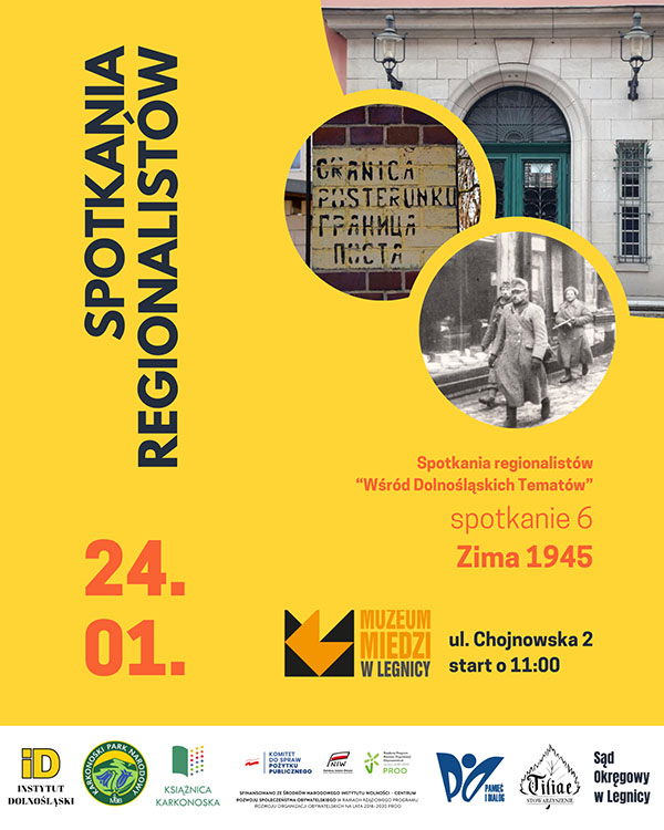 Spotkanie regionalistów w Muzeum Miedzi w Legnicy - plakat