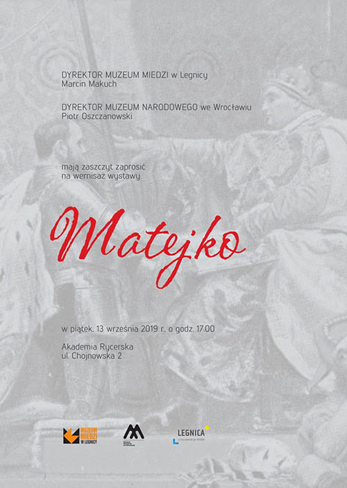 MATEJKO - zaproszenie na wernisaż