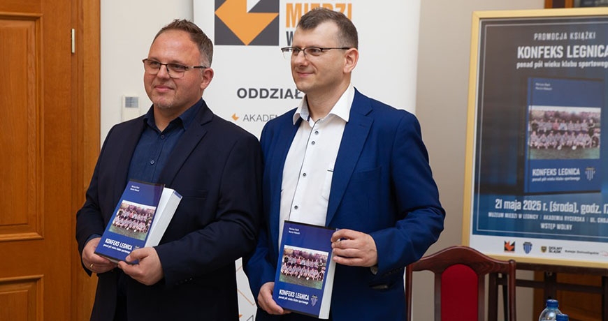 Promocja książki „Konfeks Legnica. Ponad pół wieku klubu sportowego” 
